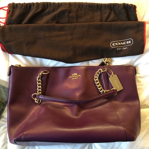 Coach Handbags - Purple Coach bag